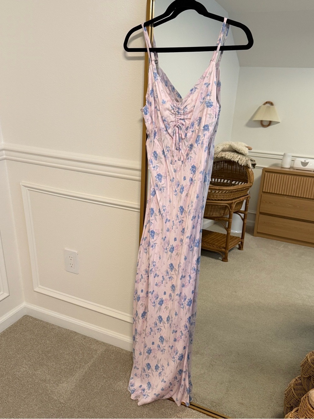 Wild Fable Pink Floral Cottage-core Slip Dress